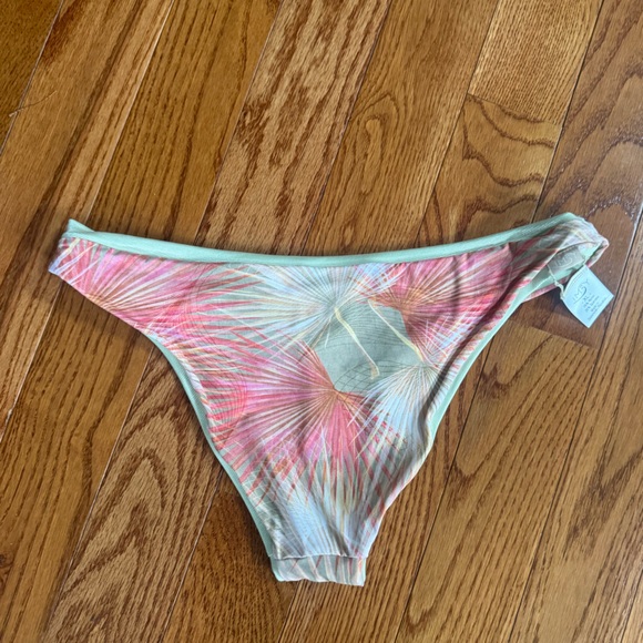 New!‎ IMSY Swimwear Stella Women's Bikini Bottoms - Cucumber Palms - Picture 7 of 9